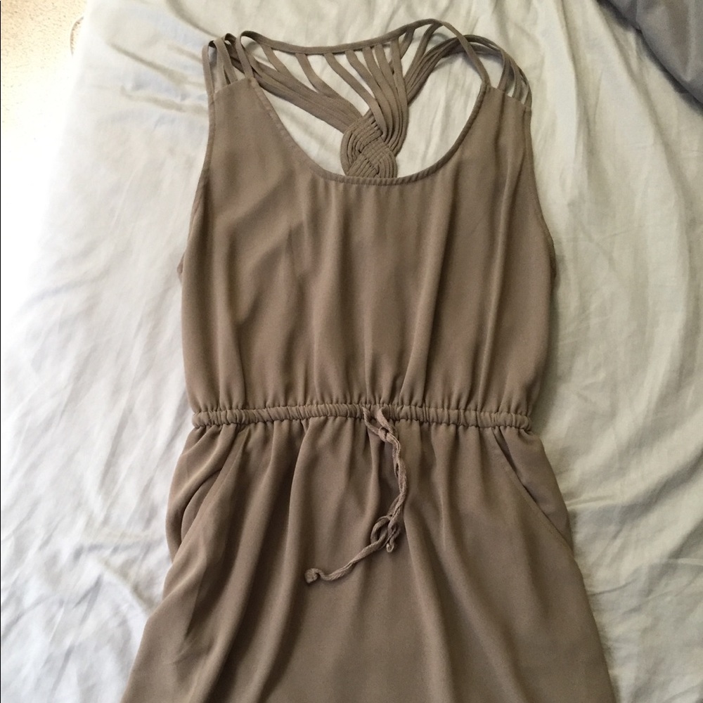 Naked Zebra Braided Dress